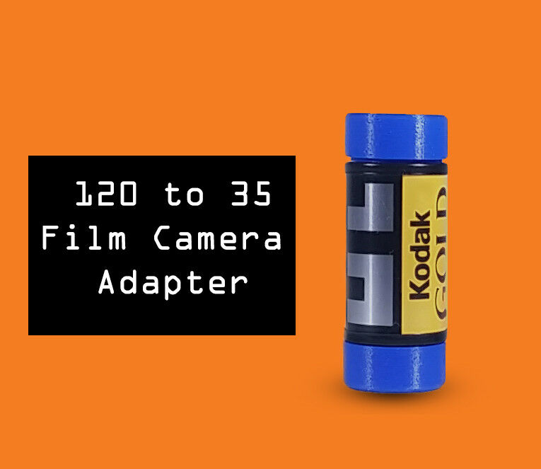 35mm To 120 Film Camera Adapters Kodak Canon Nikon (2pcs)
